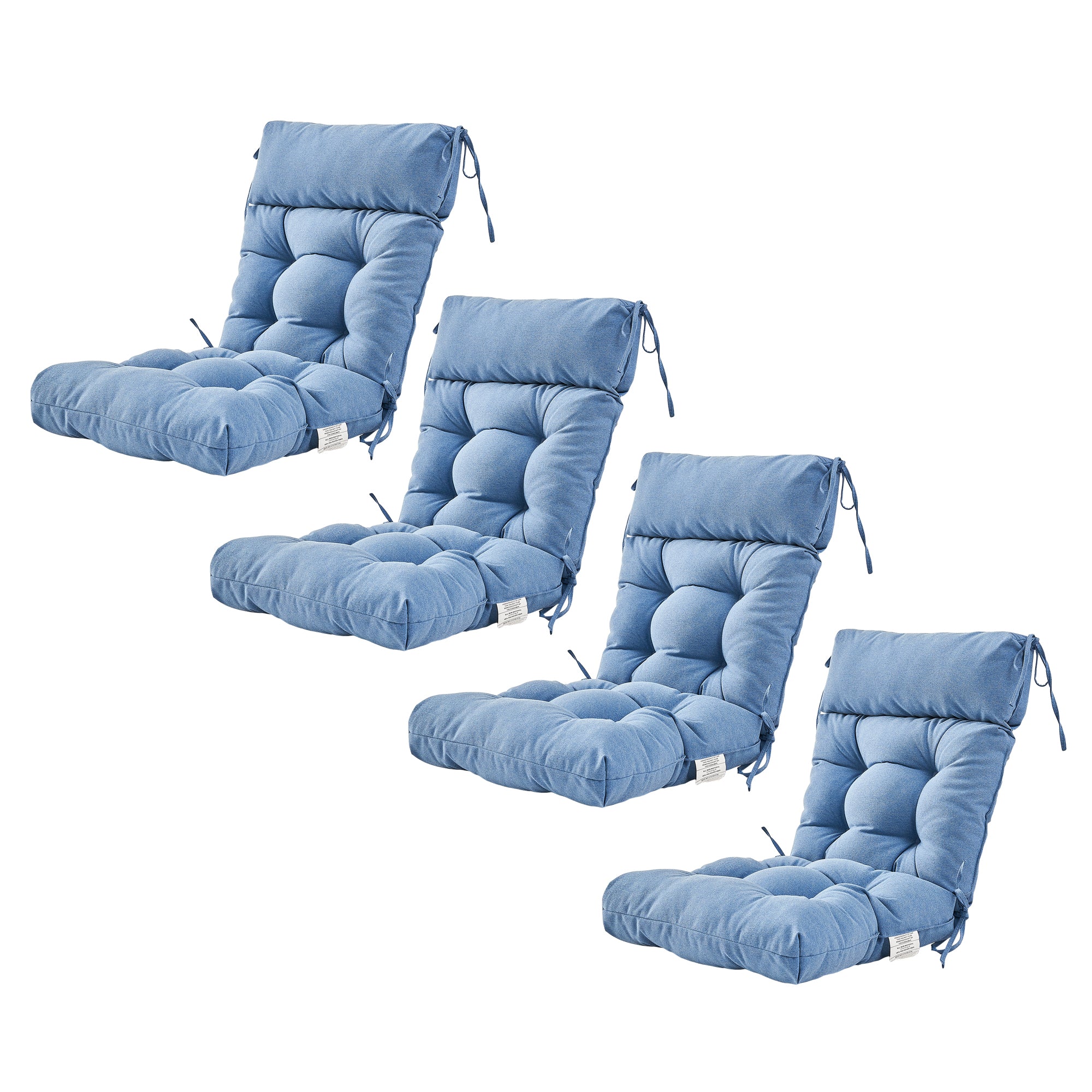 ARTPLAN Adirondack Outdoor Chair Cushion, All Weather Patio Cushion, Wicker Tufted Pillow for Patio Furniture