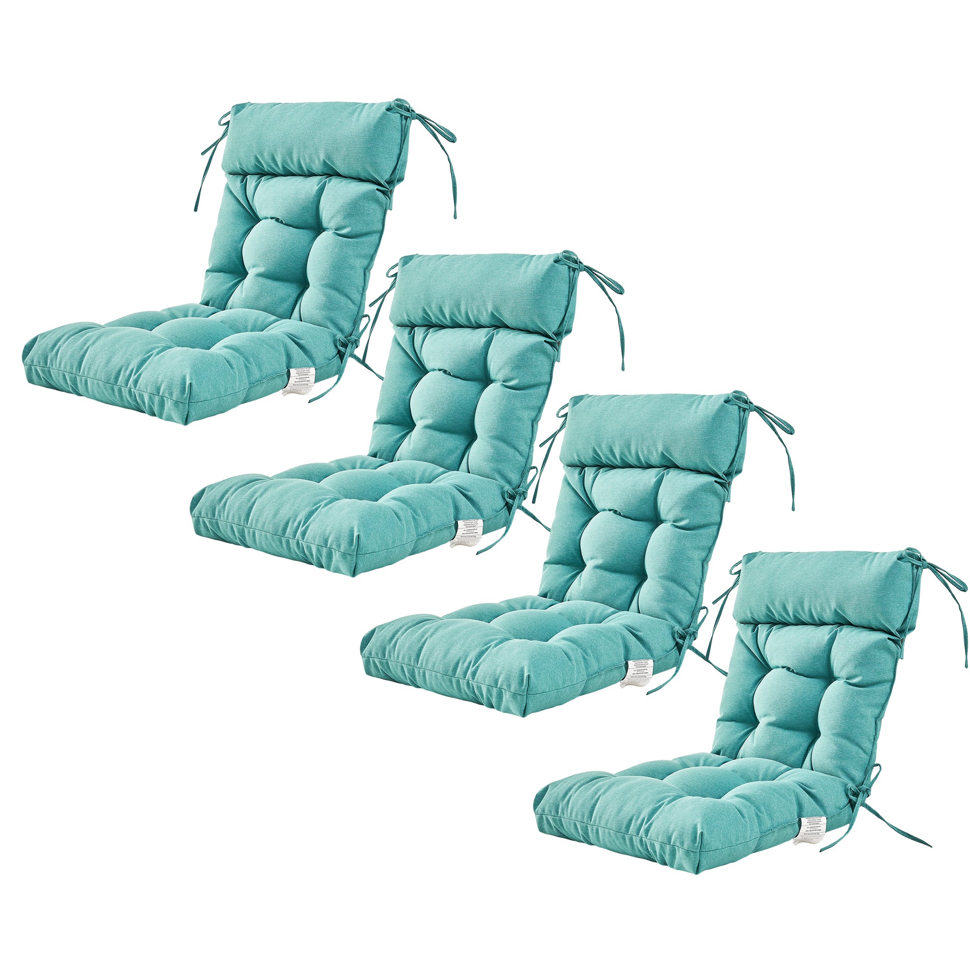 ARTPLAN Adirondack Outdoor Chair Cushion, All Weather Patio Cushion, Wicker Tufted Pillow for Patio Furniture