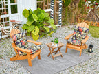 ARTPLAN Patio Chair Cushions Combined Seat and Back,Tufted Outdoor Swivel Chair Cushion with Tie,40"x20"x4"，Floral