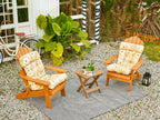 ARTPLAN Patio Chair Cushions Combined Seat and Back,Tufted Outdoor Swivel Chair Cushion with Tie,40"x20"x4"，Floral