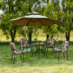 ARTPLAN Patio Chair Cushions Combined Seat and Back,Tufted Outdoor Swivel Chair Cushion with Tie,40"x20"x4",Floral