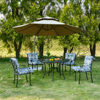 ARTPLAN Patio Chair Cushions Combined Seat and Back,Tufted Outdoor Swivel Chair Cushion with Tie,40"x20"x4",Floral